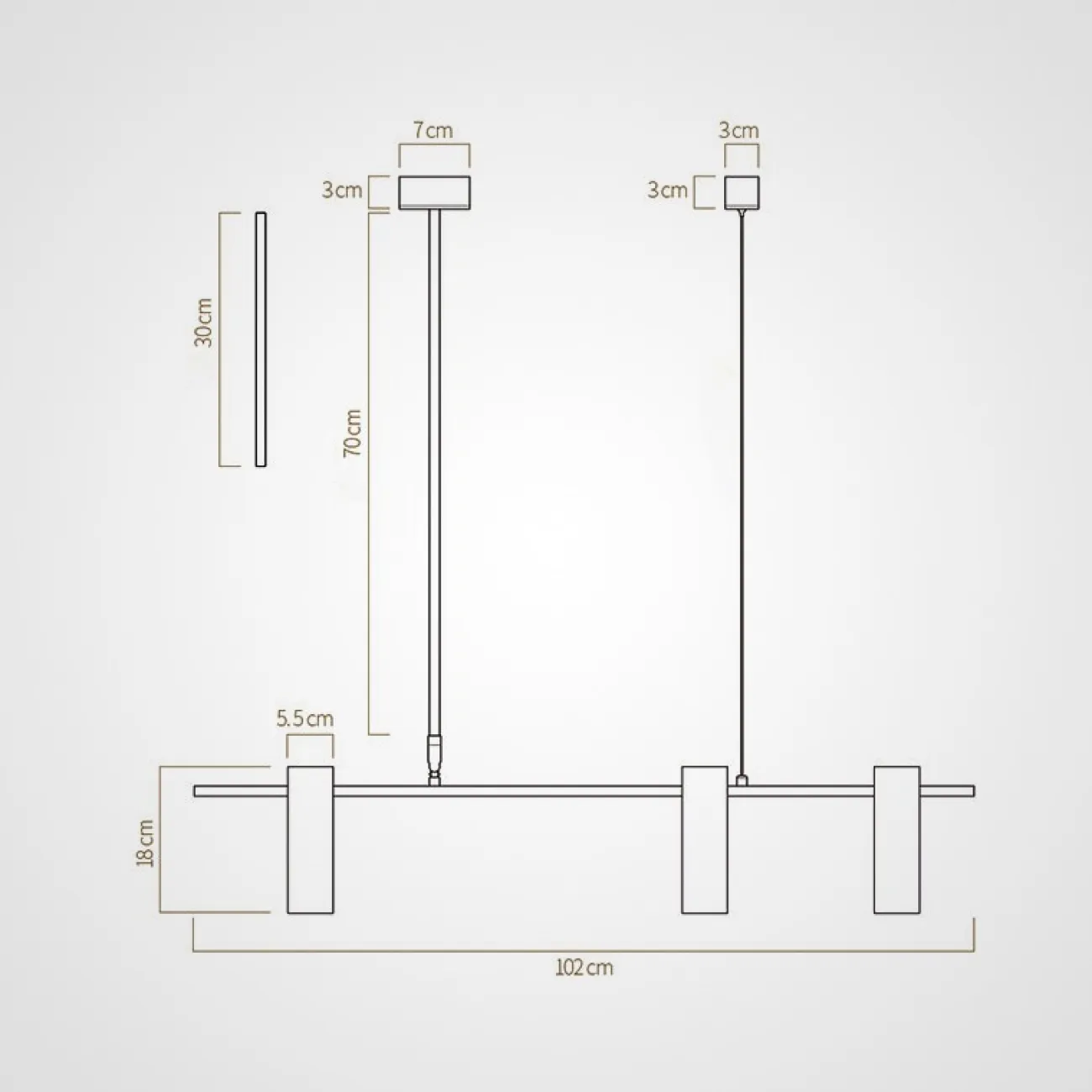 Подвесной светильник ADIS от ImperiumLoft