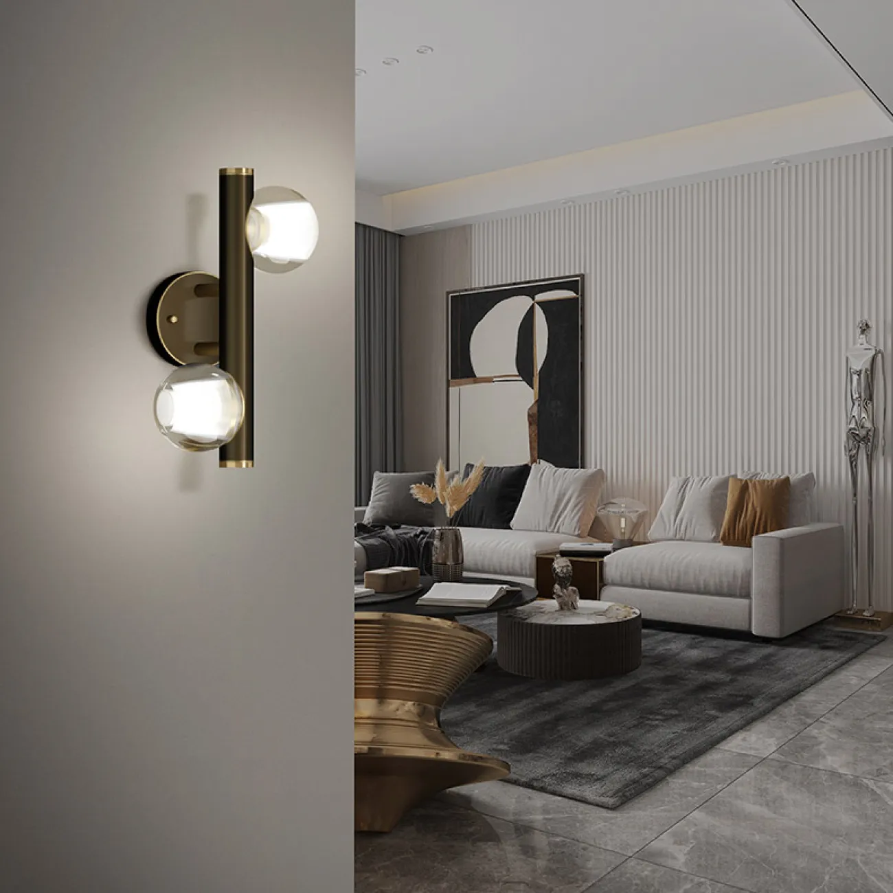 Подвесной светильник ILIANA brass black от ImperiumLoft