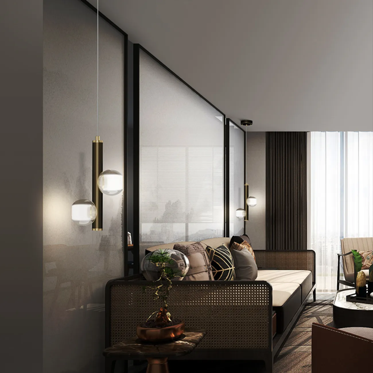 Подвесной светильник ILIANA brass от ImperiumLoft Подвесной светильник ILIANA brass от ImperiumLoft