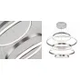 Люстра Light Ring von Henge Vertical Silver 5 колец