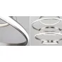 Люстра Light Ring von Henge Vertical Silver 5 колец