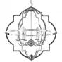 Люстра Arc Corners Chandelier