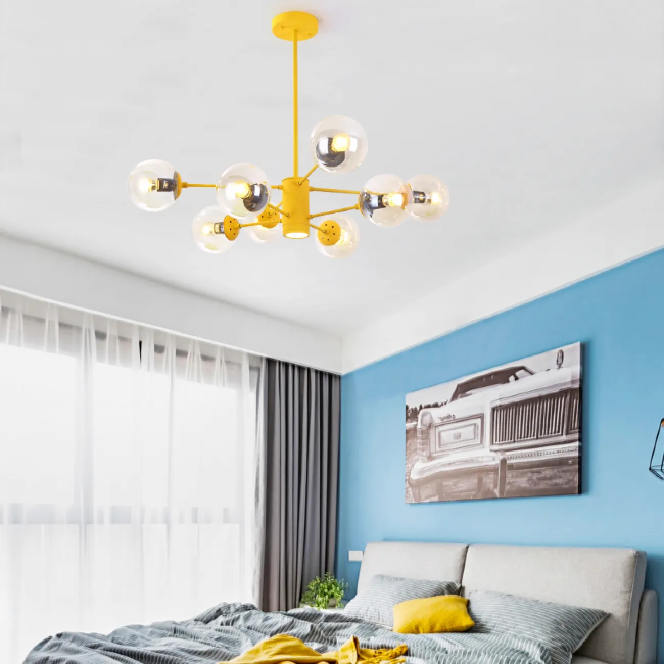 Люстра на штанге BALLS COLOR от ImperiumLoft