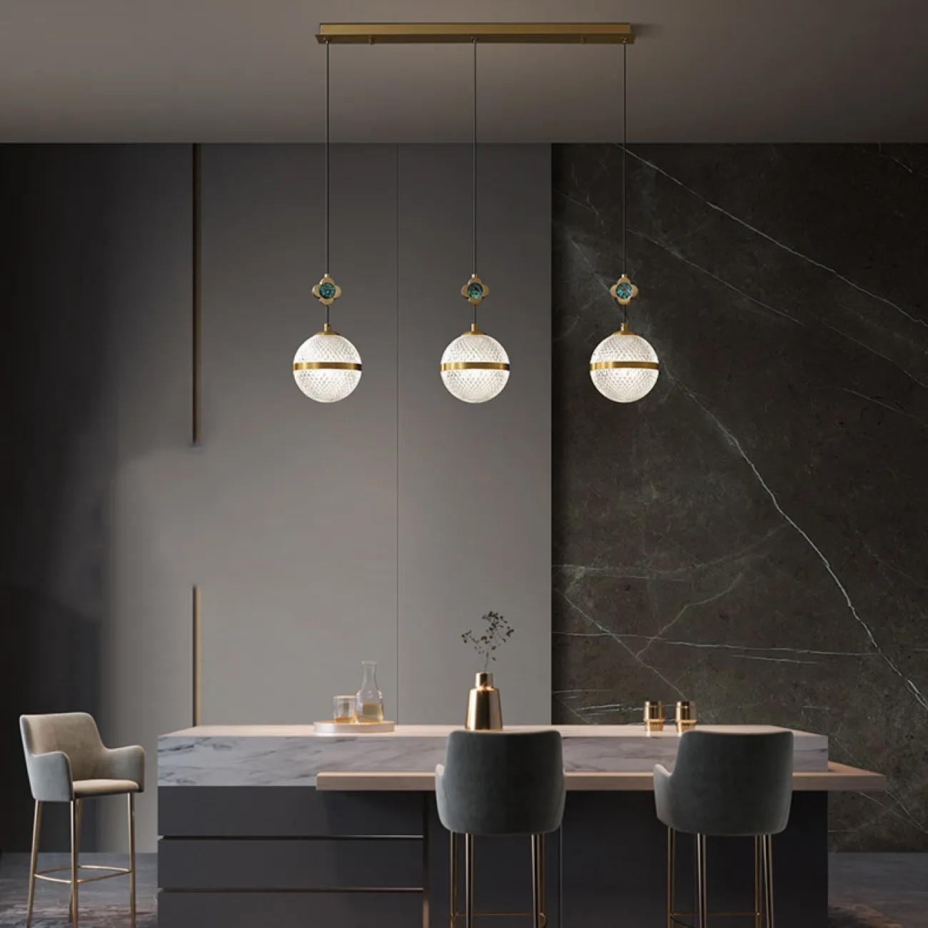 Подвесной светильник LUARA TRIO от ImperiumLoft