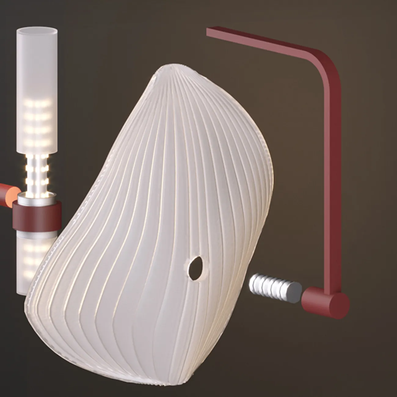 Серия настенных светодиодных светильников с листовидным белым рассеивателем на цветном кронштейне BLAISE Green Серия настенных светодиодных светильников с листовидным белым рассеивателем на цветном кронштейне BLAISE Green