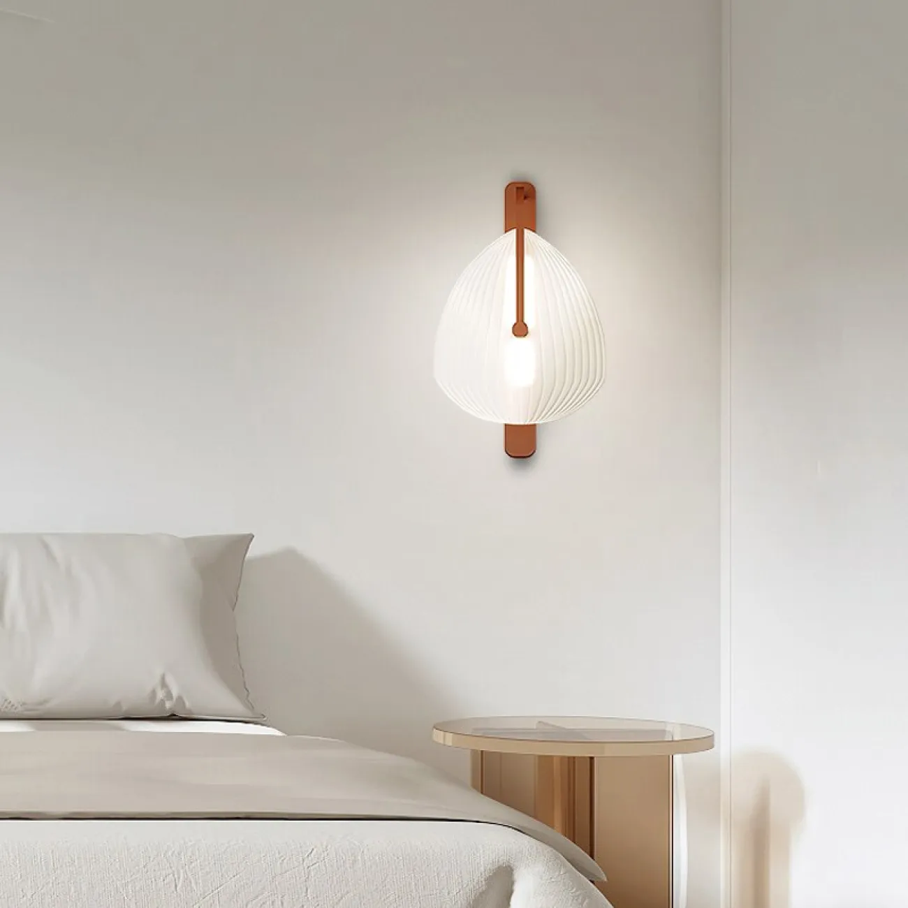 Серия настенных светодиодных светильников с листовидным белым рассеивателем на цветном кронштейне BLAISE Green Серия настенных светодиодных светильников с листовидным белым рассеивателем на цветном кронштейне BLAISE Green