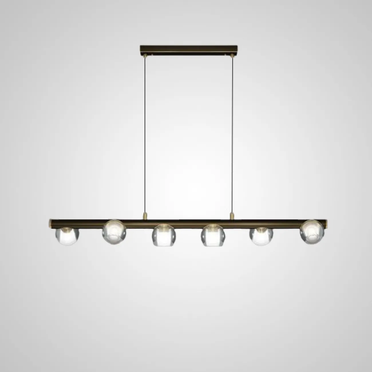 Подвесной светильник ILIANA LONG L138 Brass Black от ImperiumLoft