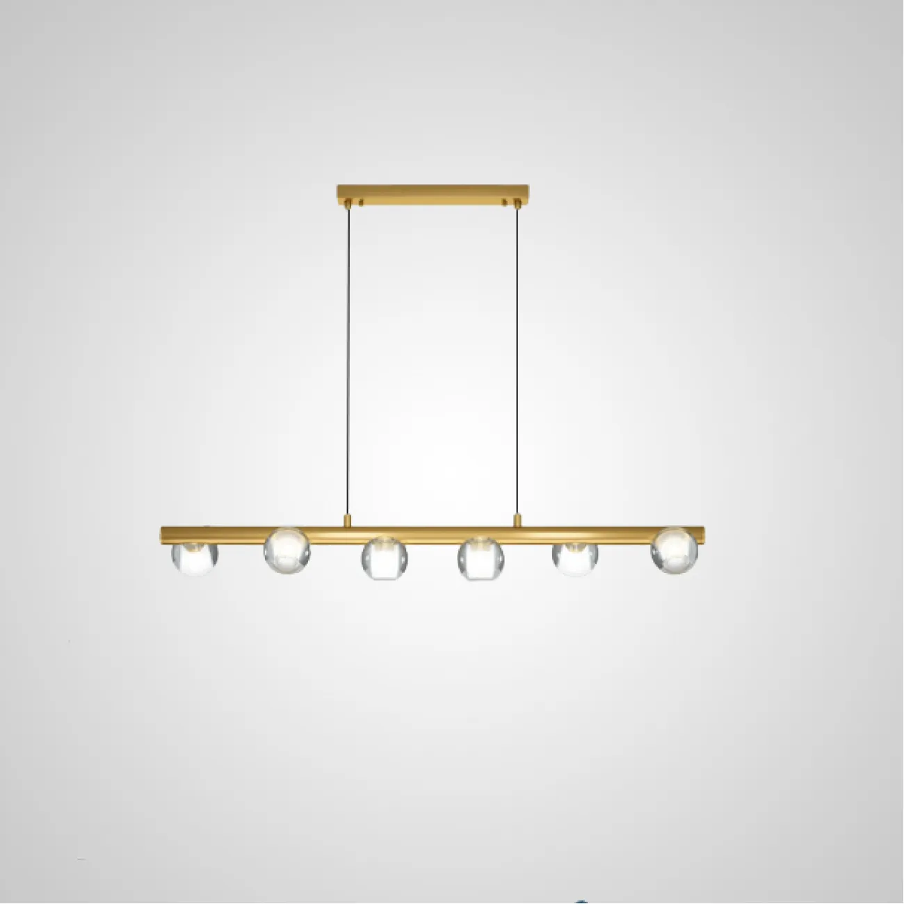 Подвесной светильник ILIANA LONG L138 Brass Black от ImperiumLoft