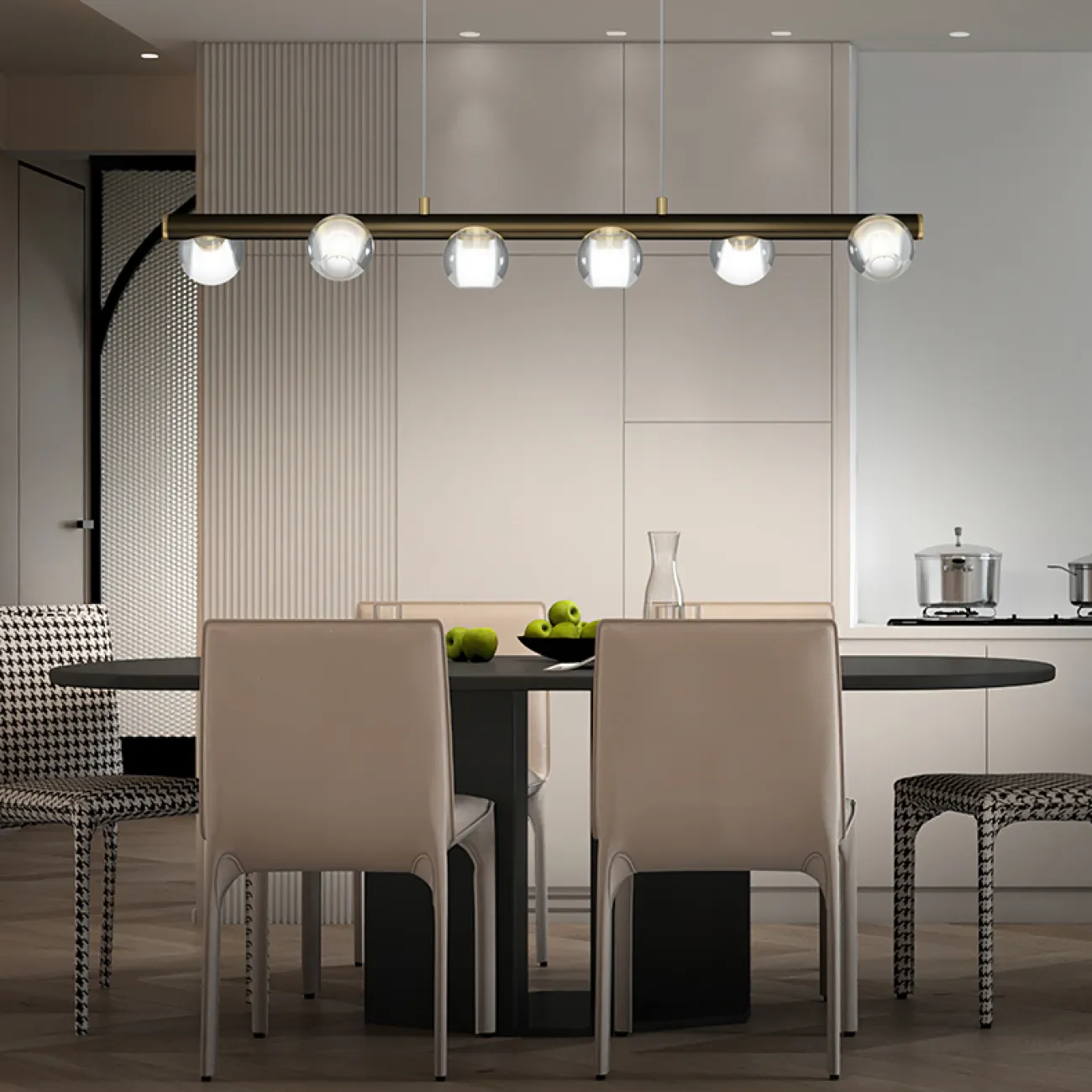 Подвесной светильник ILIANA LONG L102 Brass от ImperiumLoft