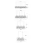 Люстра Tezani Argent Suspension Linear 6L 210 от ImperiumLoft