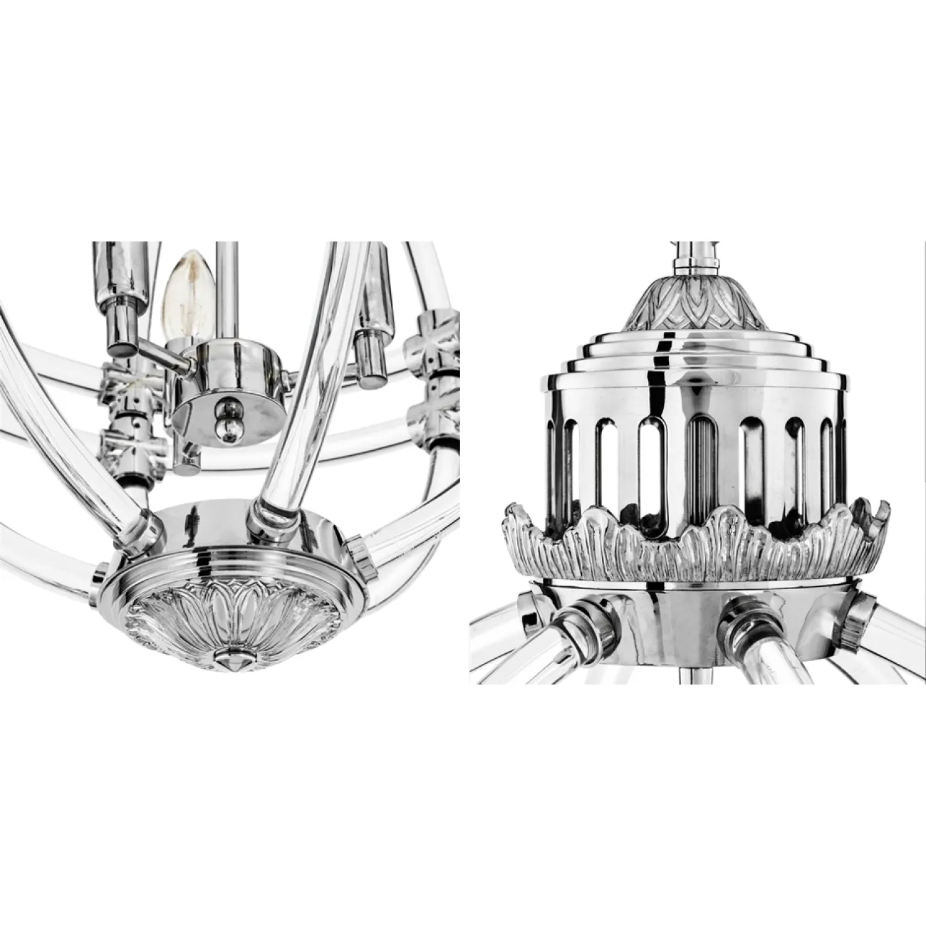 Люстра Eichholtz Chandelier Impero Silver от LaLume