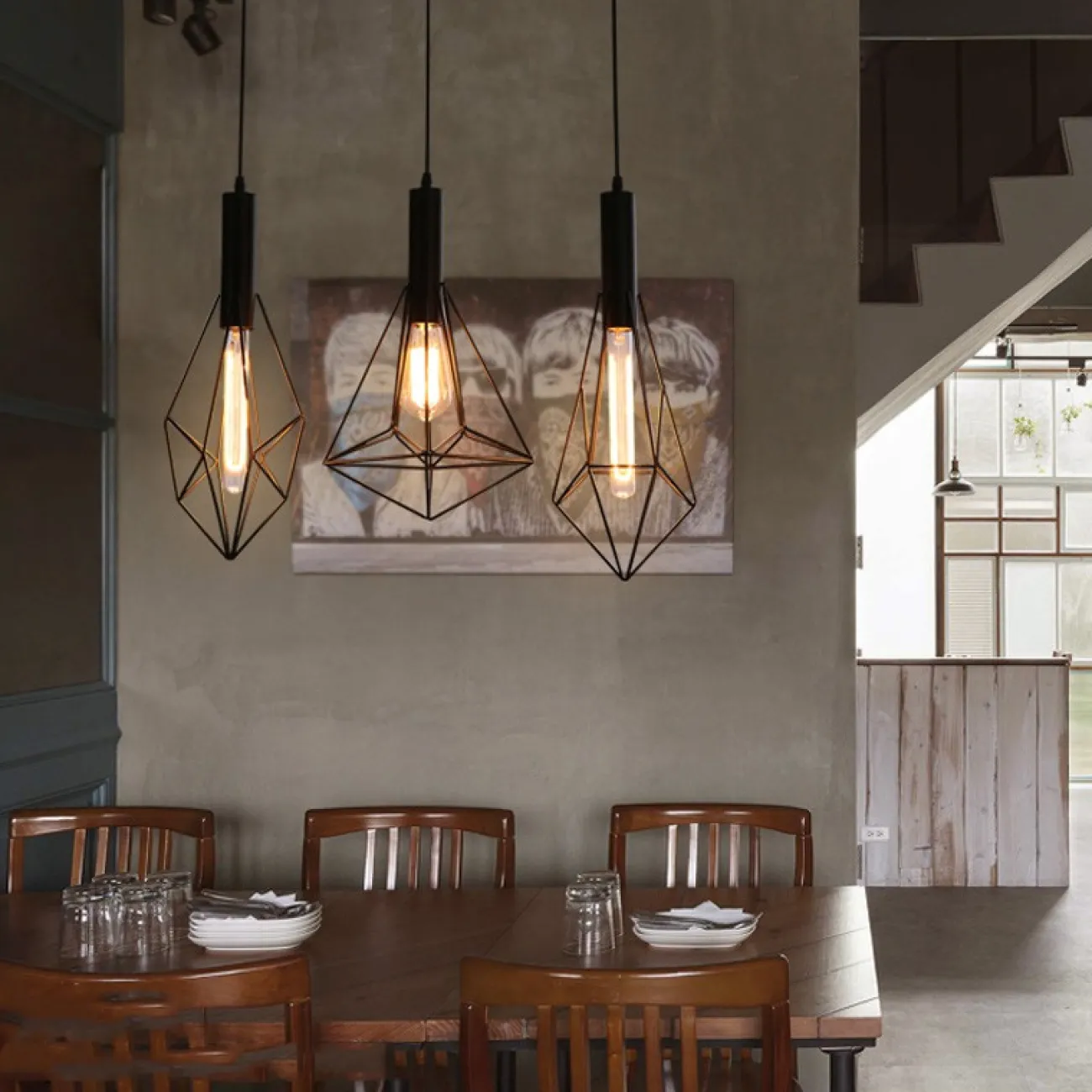 Серия геометрических светильников 3D