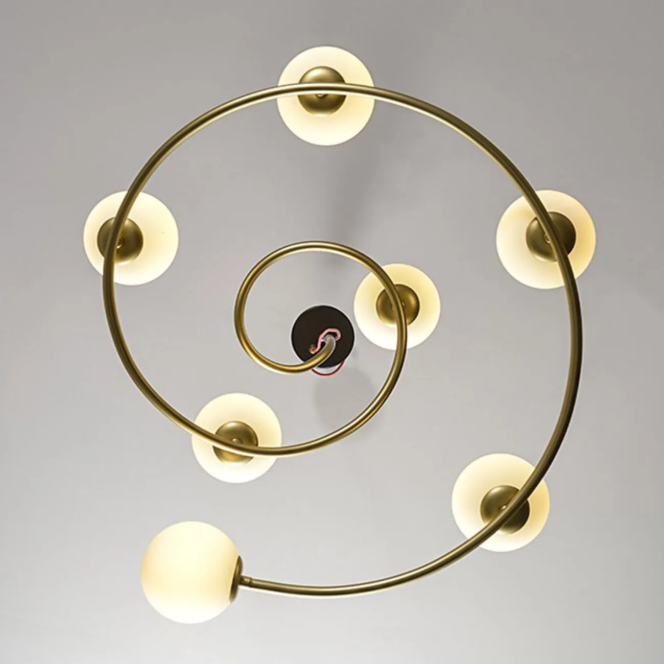 Подвесная люстра CURL Черный от ImperiumLoft