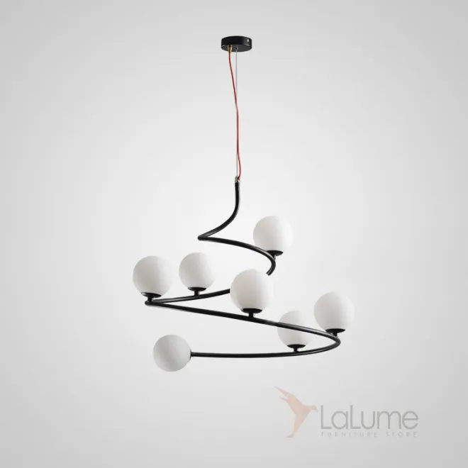 Подвесная люстра CURL Черный от ImperiumLoft