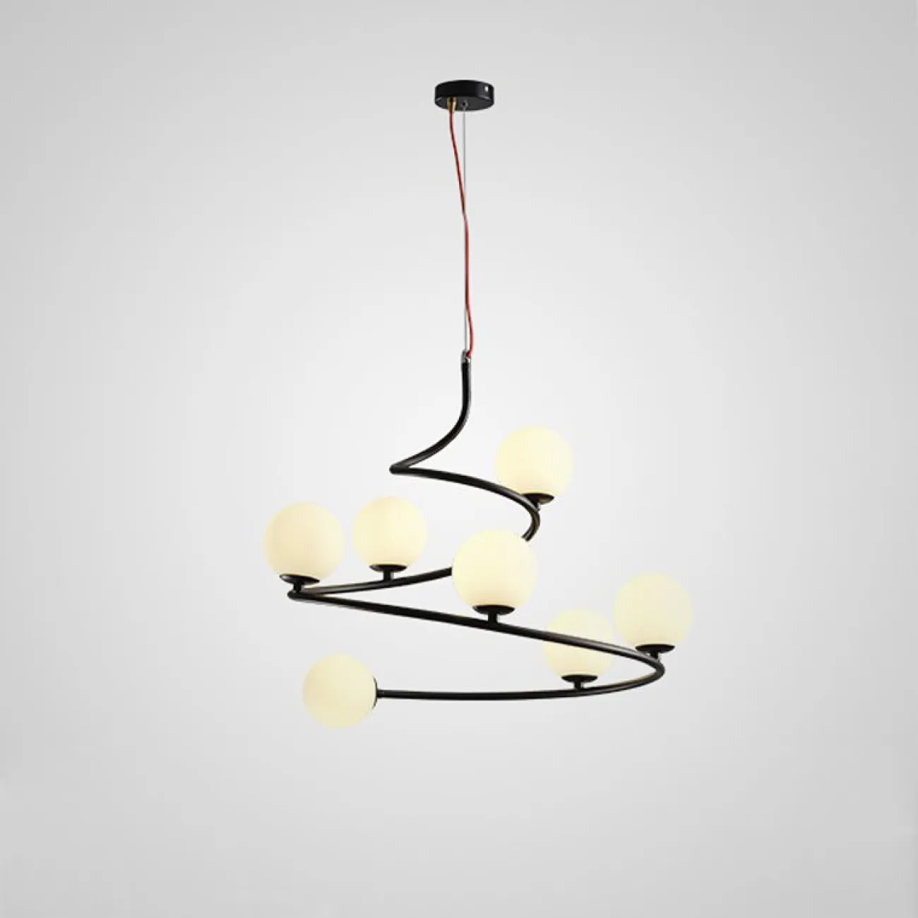 Подвесная люстра CURL Черный от ImperiumLoft