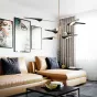 Люстра Cross cable no 407 D125 4 lights Black от ImperiumLoft