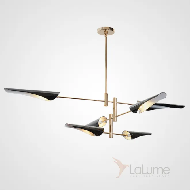 Люстра Cross cable no 407 D145 6 lights Black от ImperiumLoft