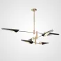 Люстра Cross cable no 407 D145 6 lights Black от ImperiumLoft