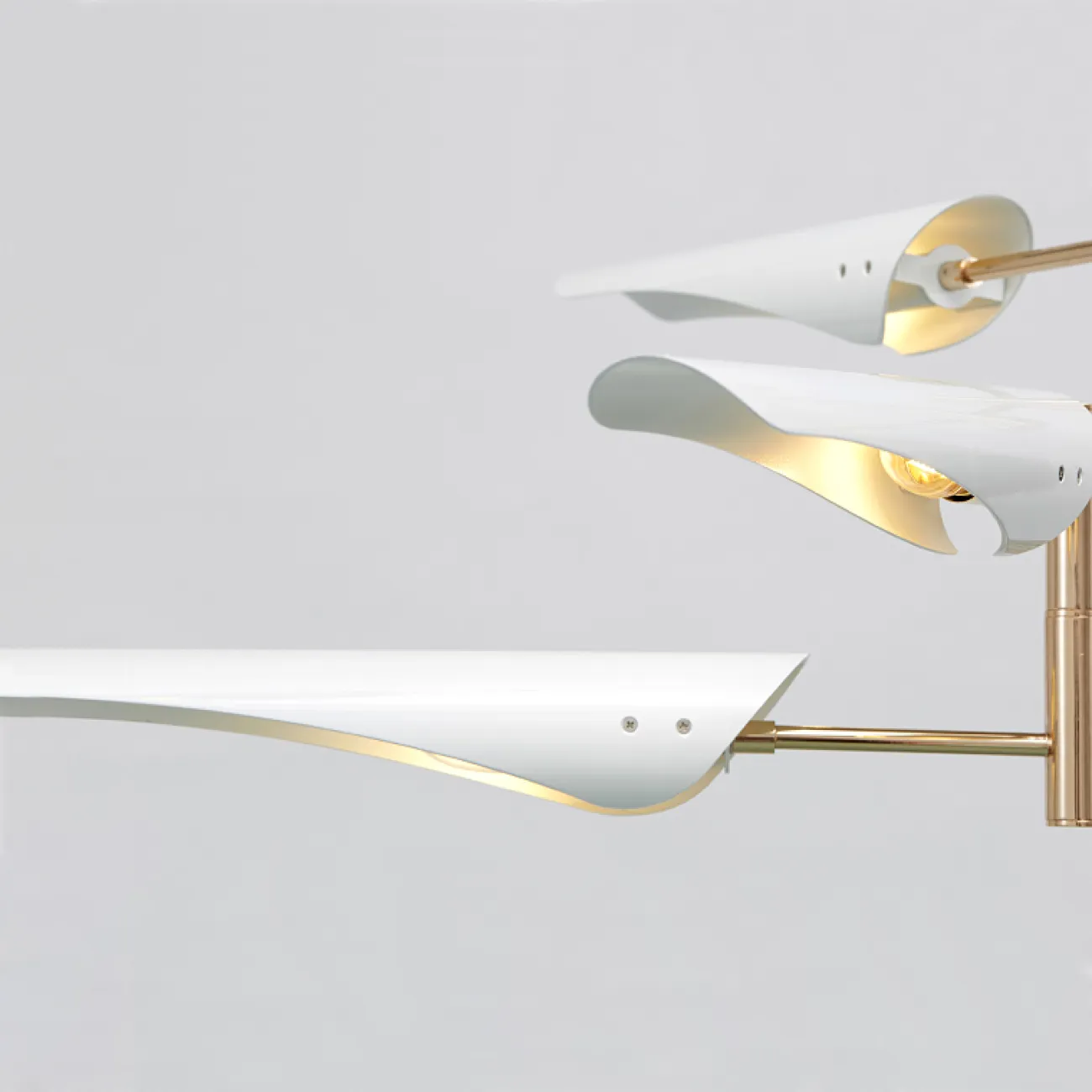 Люстра Cross cable no 407 D145 6 lights White от ImperiumLoft