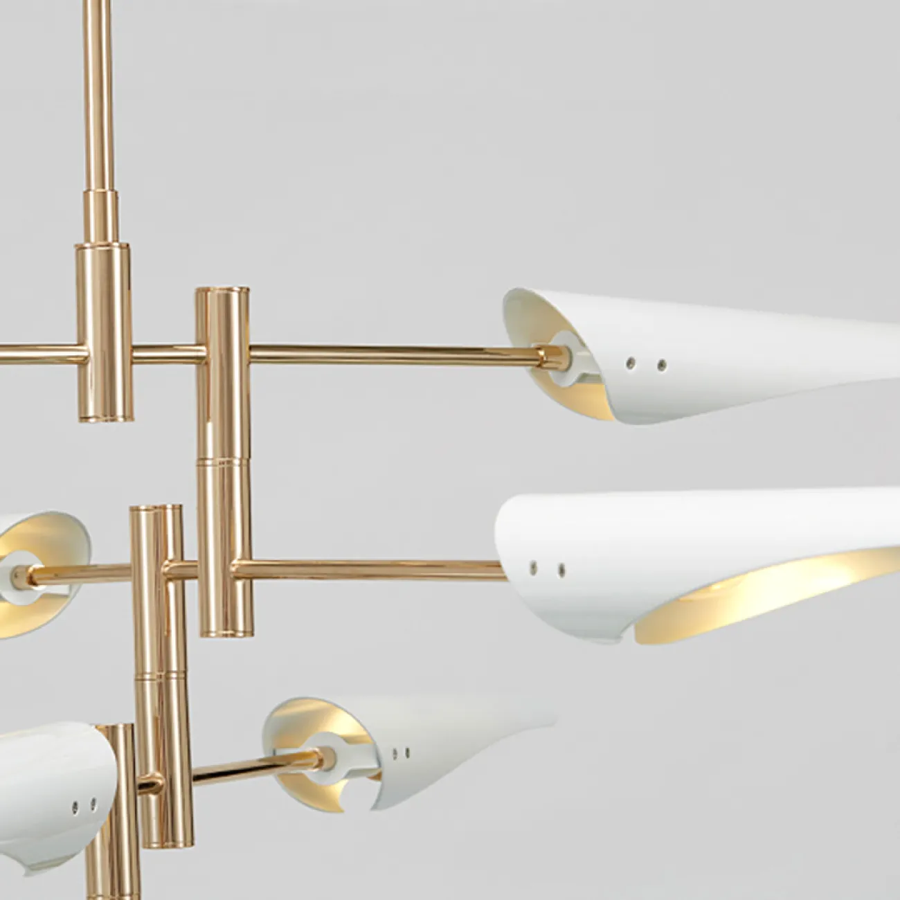 Люстра Cross cable no 407 D145 6 lights White от ImperiumLoft