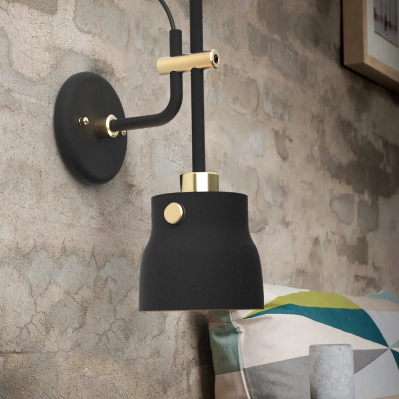 Бра RAM W Black от ImperiumLoft Бра RAM W Black от ImperiumLoft