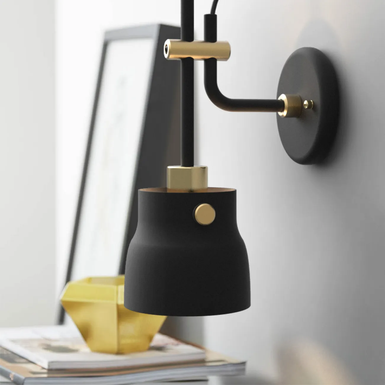 Бра RAM W Black от ImperiumLoft Бра RAM W Black от ImperiumLoft