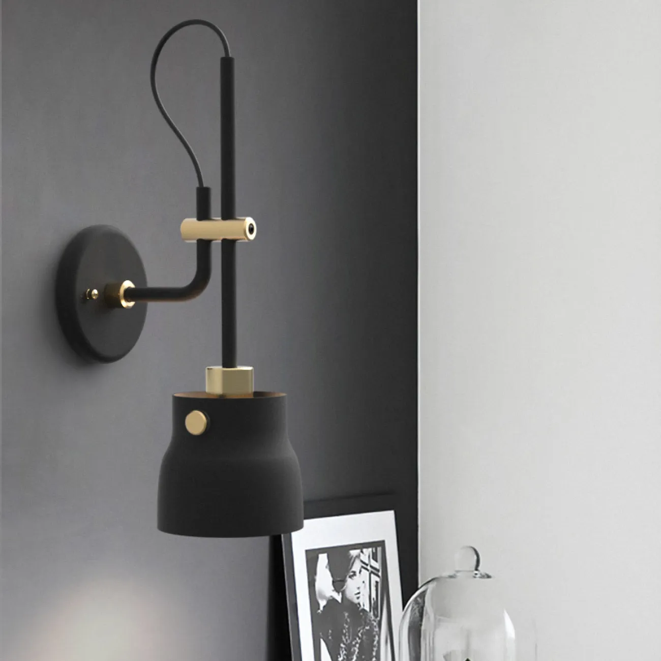 Бра RAM W Black от ImperiumLoft Бра RAM W Black от ImperiumLoft