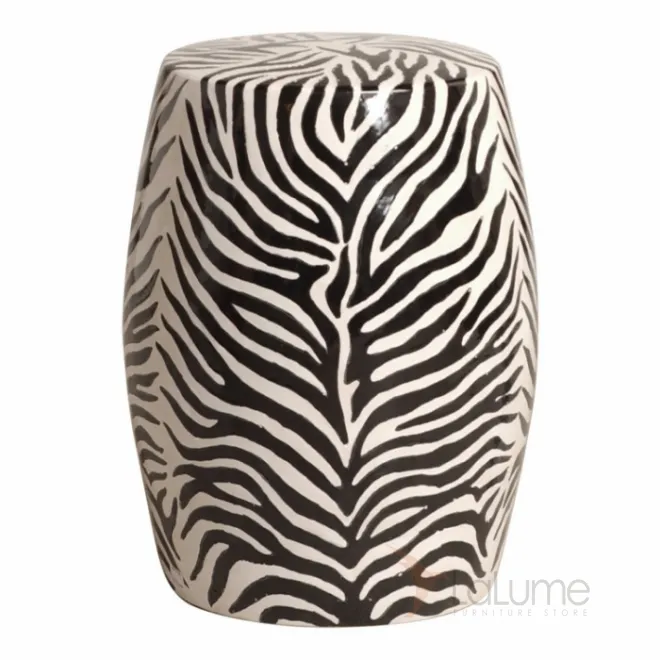 Керамический табурет Zebra