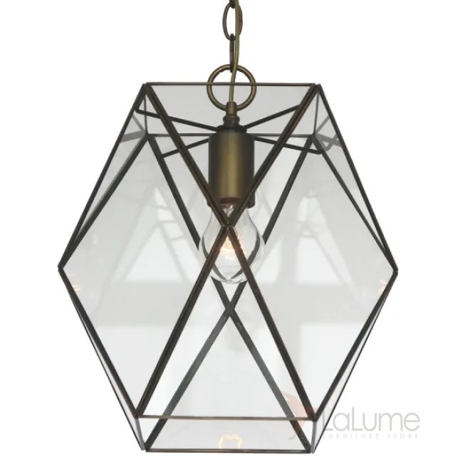 Подвесной светильник Rombius Pendant I clear glass от LaLume