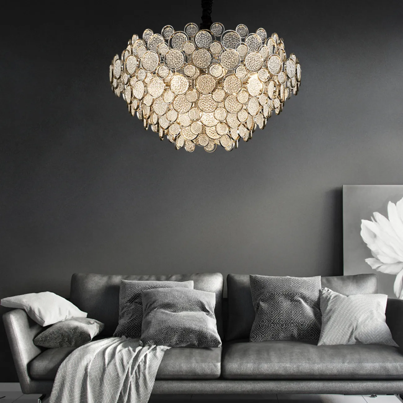 Подвесная люстра ZACARIA D60 от ImperiumLoft