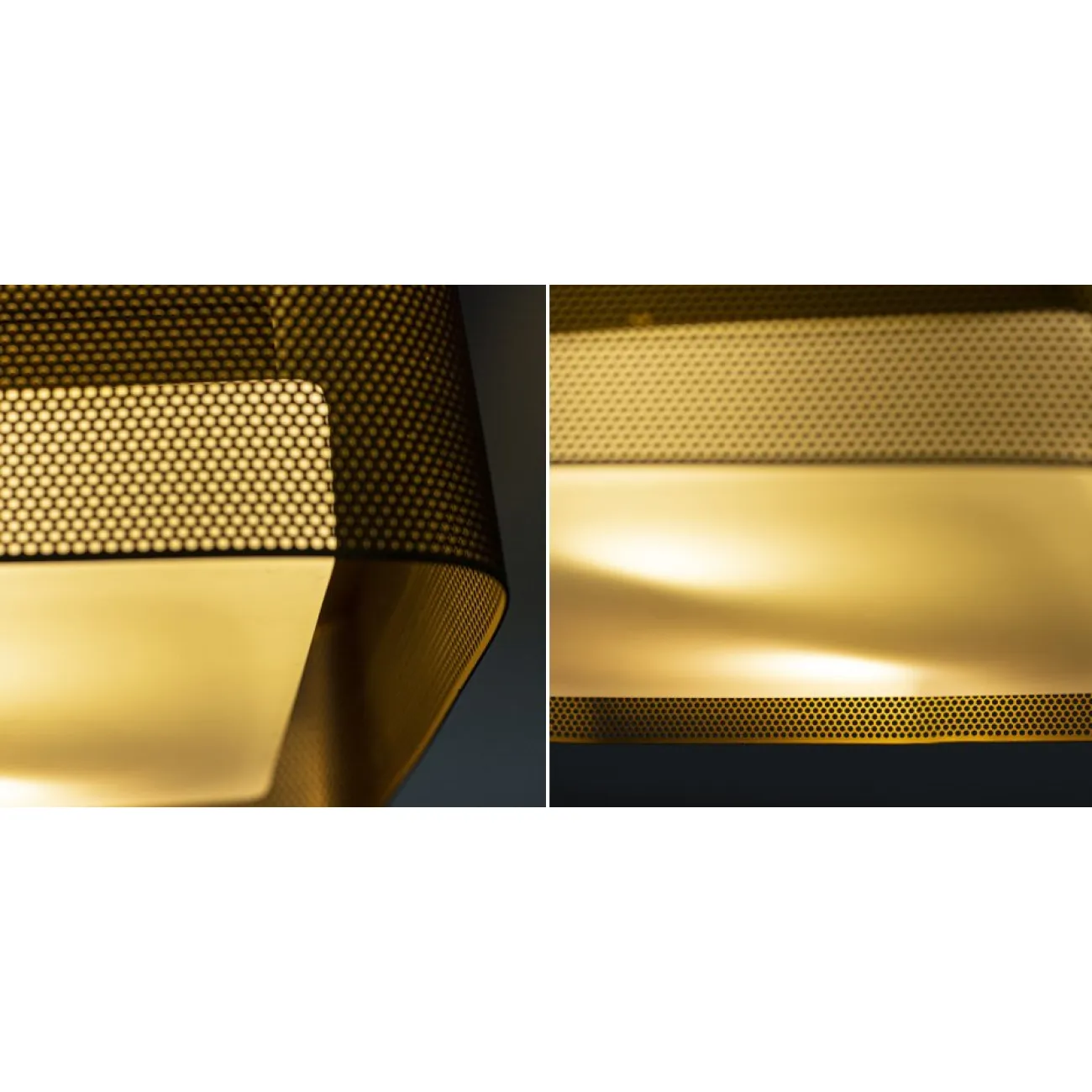 PRECISION Large Flush Mount Brass