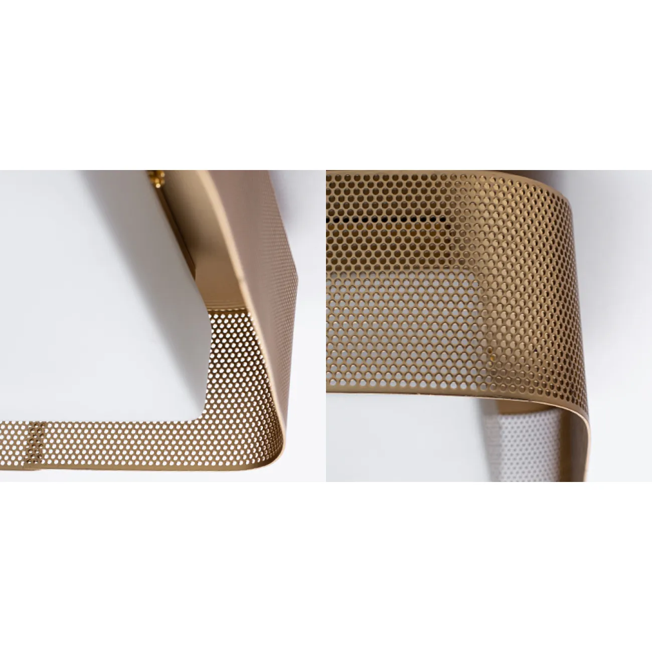 PRECISION Large Flush Mount Brass