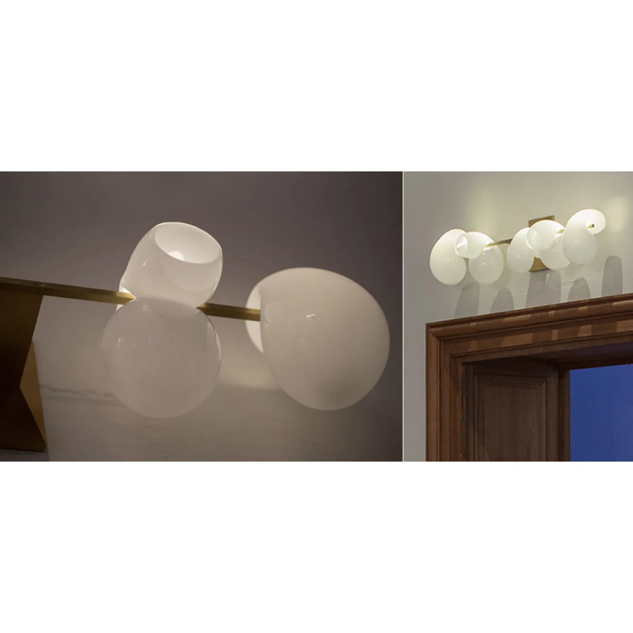 Бра White glass trap 5 Wall Lamp от ImperiumLoft