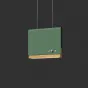 Светодиодный подвесной светильник BOOK 2 H17*21 Green от ImperiumLoft