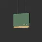 Светодиодный подвесной светильник BOOK 2 H17*21 Green от ImperiumLoft