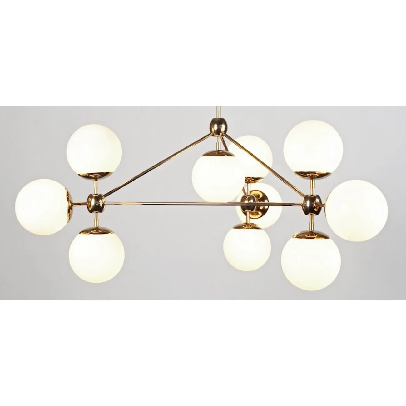 Люстра Modo Chandelier White Glass designed by Jason Miller от LaLume