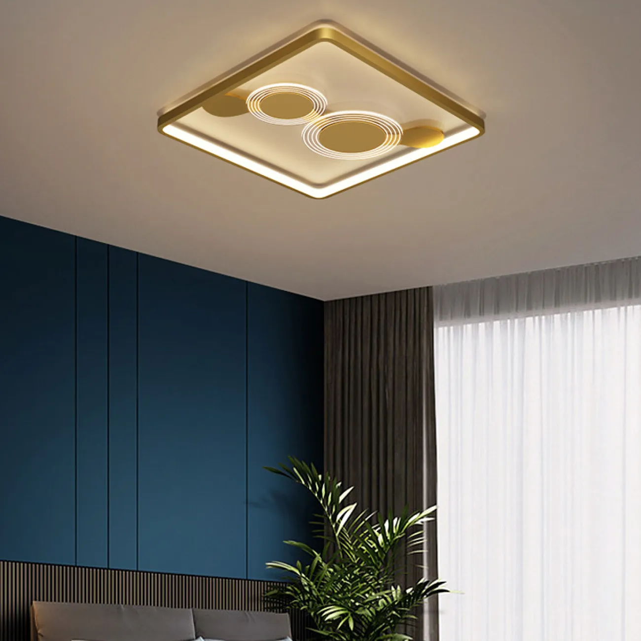 Потолочный светильник AHLET B D Black от ImperiumLoft