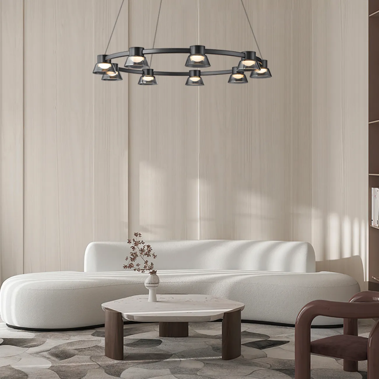 Подвесная люстра HILDFRID D80 от ImperiumLoft