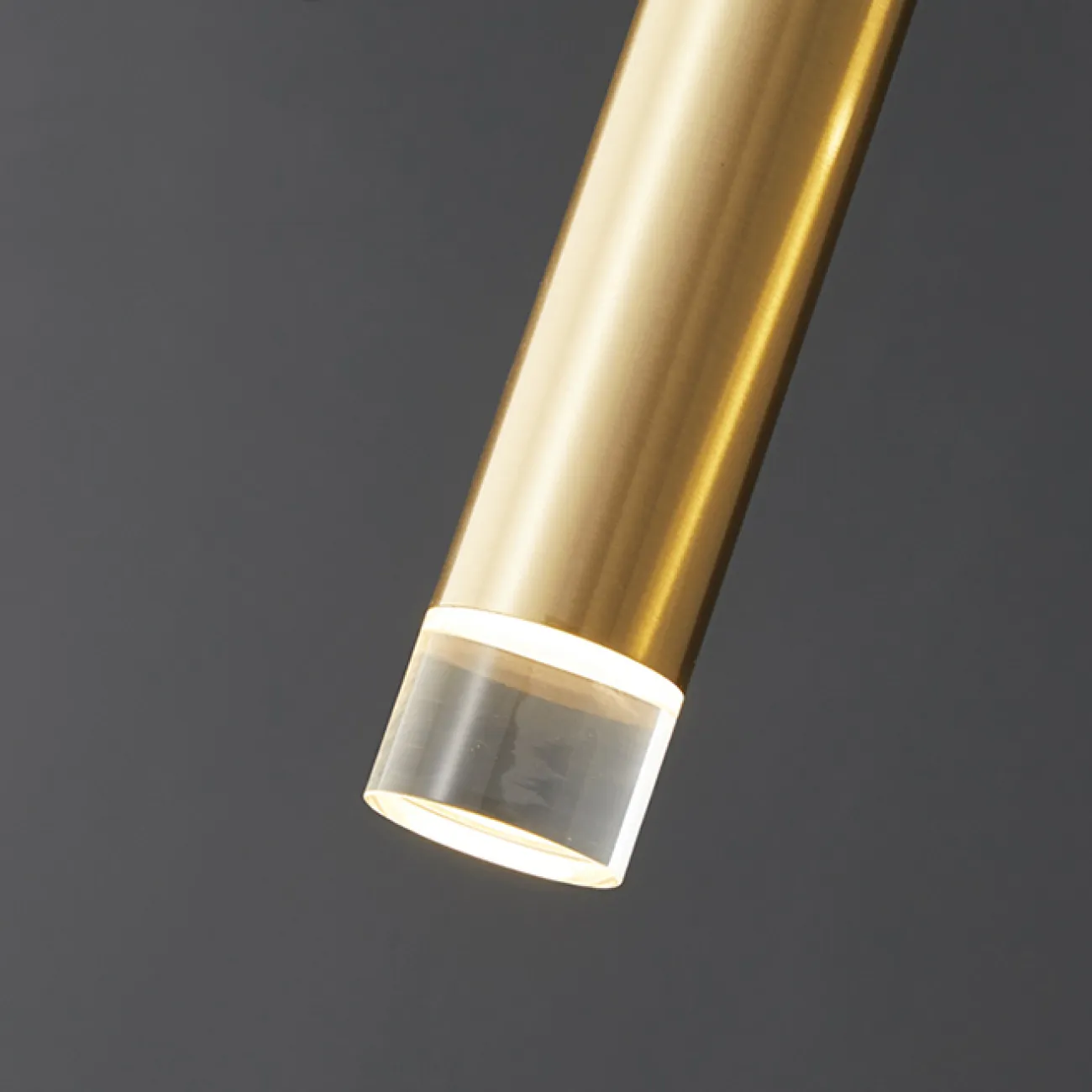 Готовая комбинация подвесных светильников с двумя цилиндрическими стеклянными плафонами на вытянутом трубчатом каркасе GIFT COMBO D15 Black