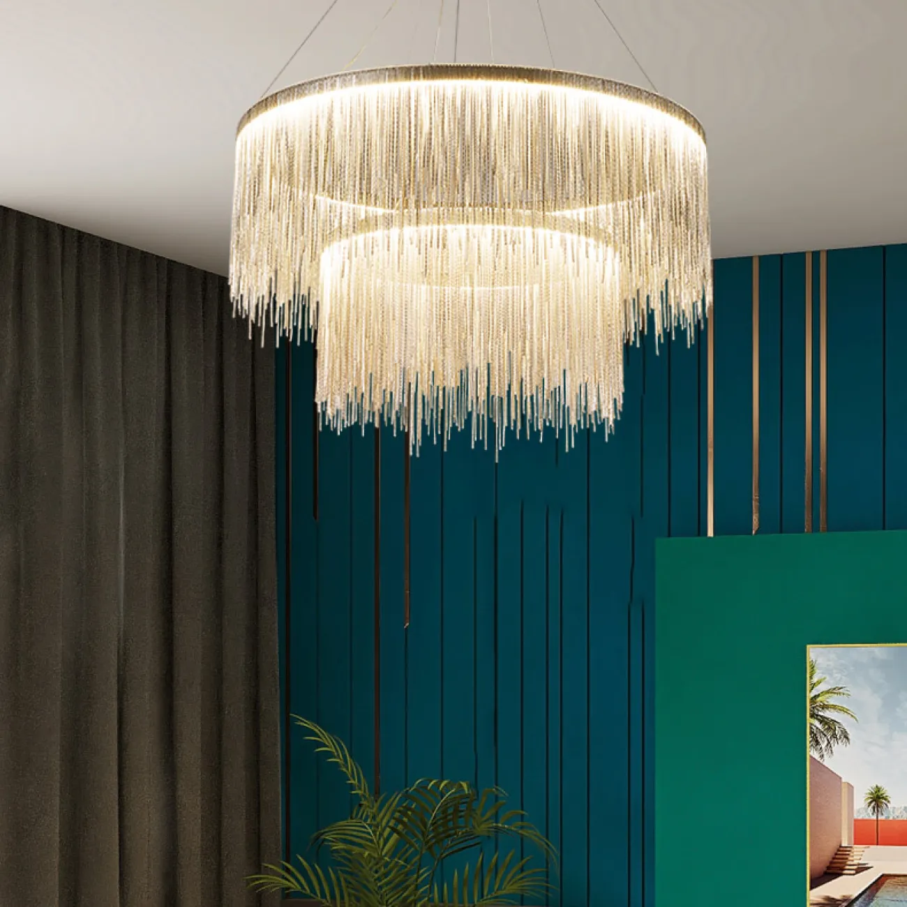 Подвесная люстра CONCORDIA RING D80 2R от ImperiumLoft