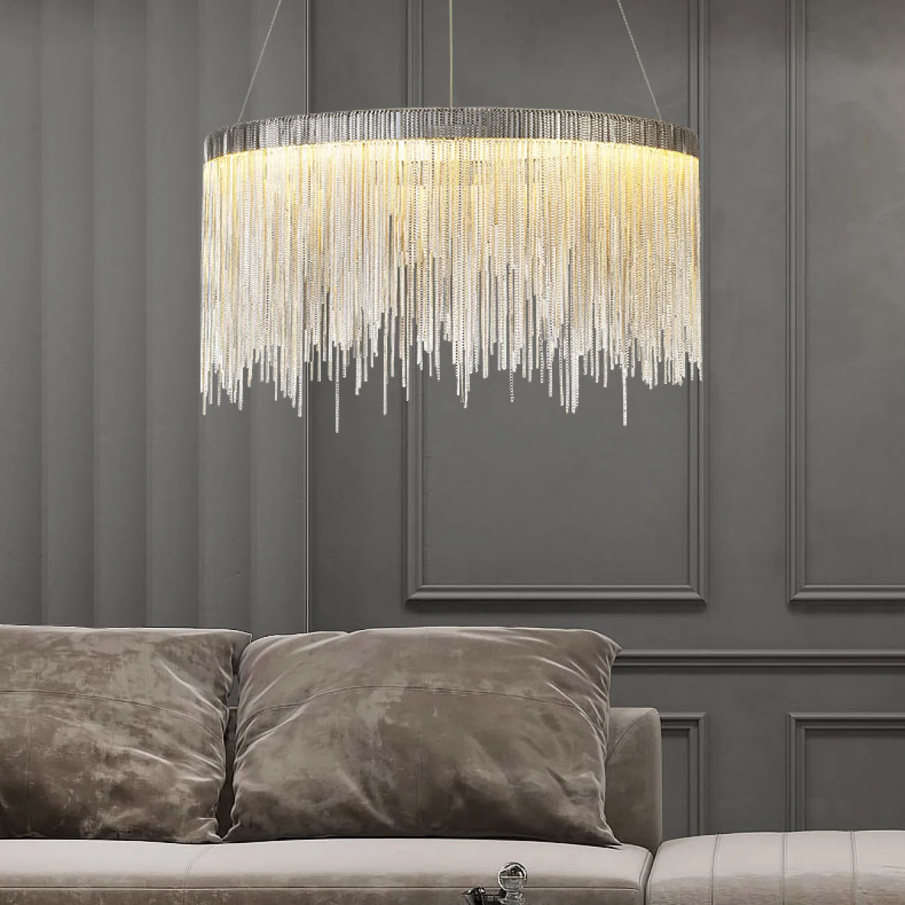 Подвесная люстра CONCORDIA RING D80 2R от ImperiumLoft