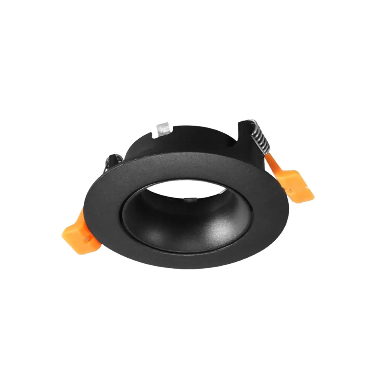 Встраиваемый Круглый Точечный Черный спот с поворотом LC-GU10