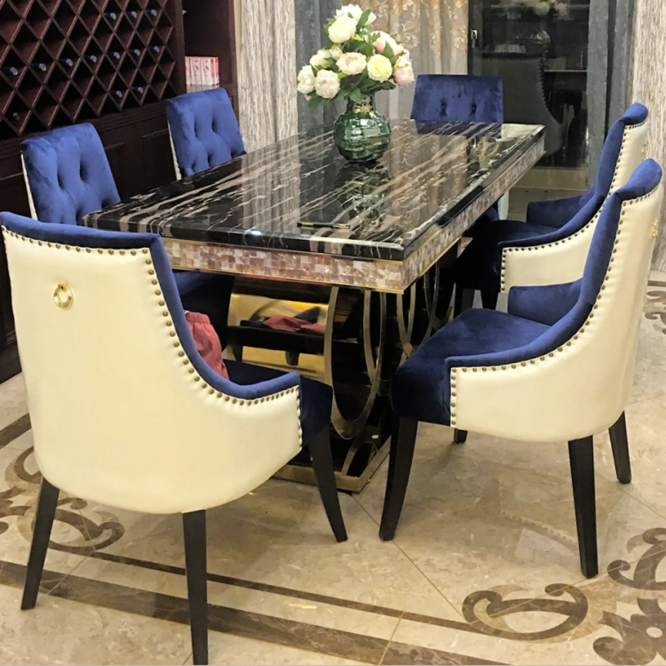 Дизайнерский обеденный стол LaLume-AZ00326 Дизайнерский обеденный стол LaLume-AZ00326