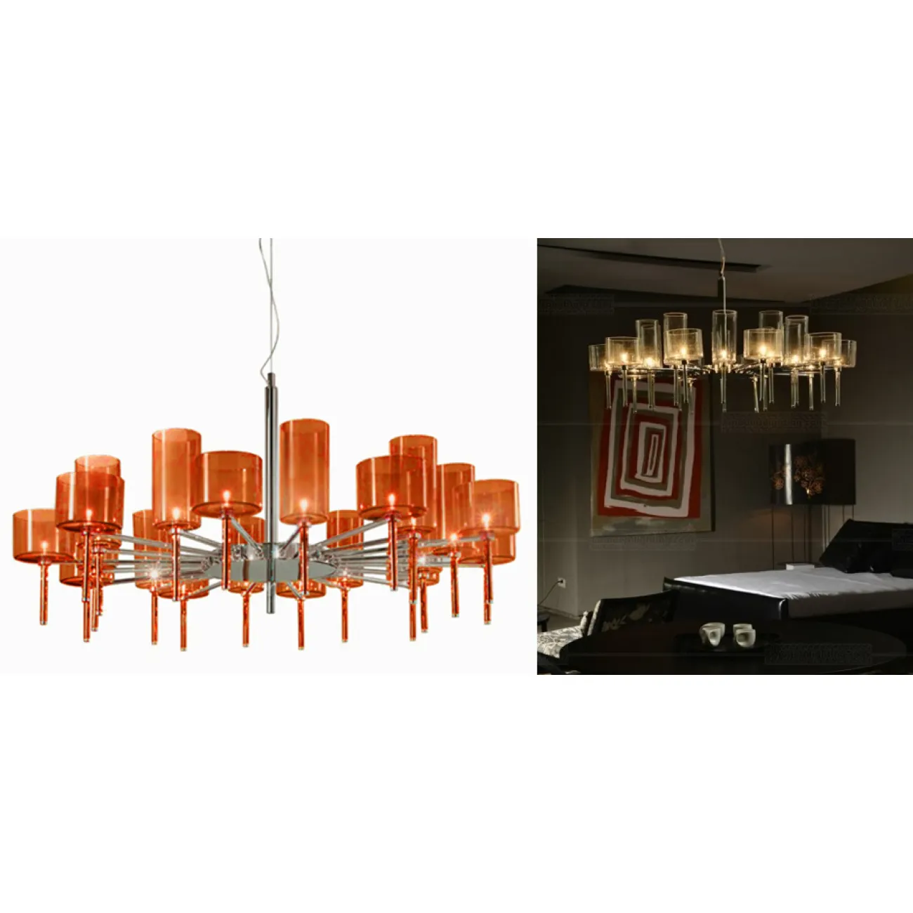 Люстра AXO Light Spillray lamps 20 от LaLume