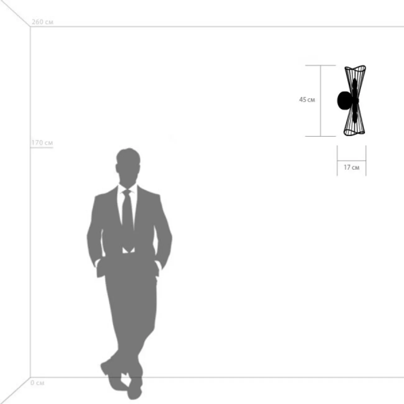 Настенный светильник DARASE WALL от ImperiumLoft