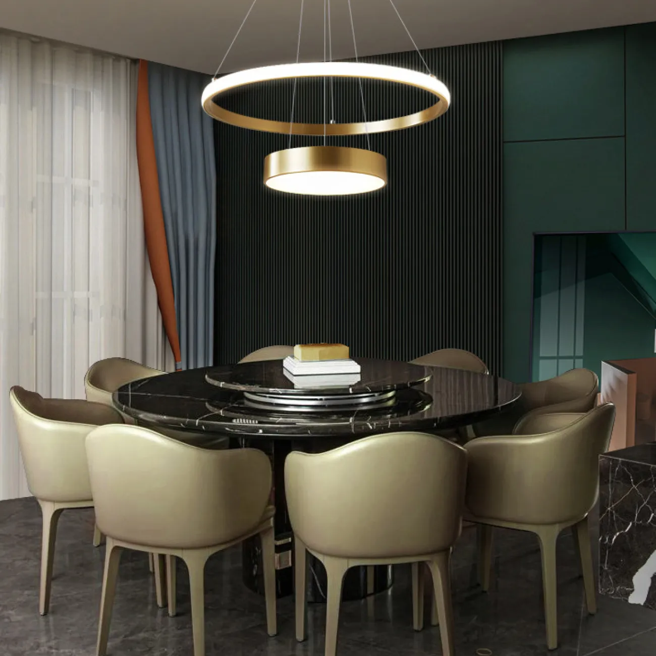 Подвесная люстра DAFINA D40 от ImperiumLoft