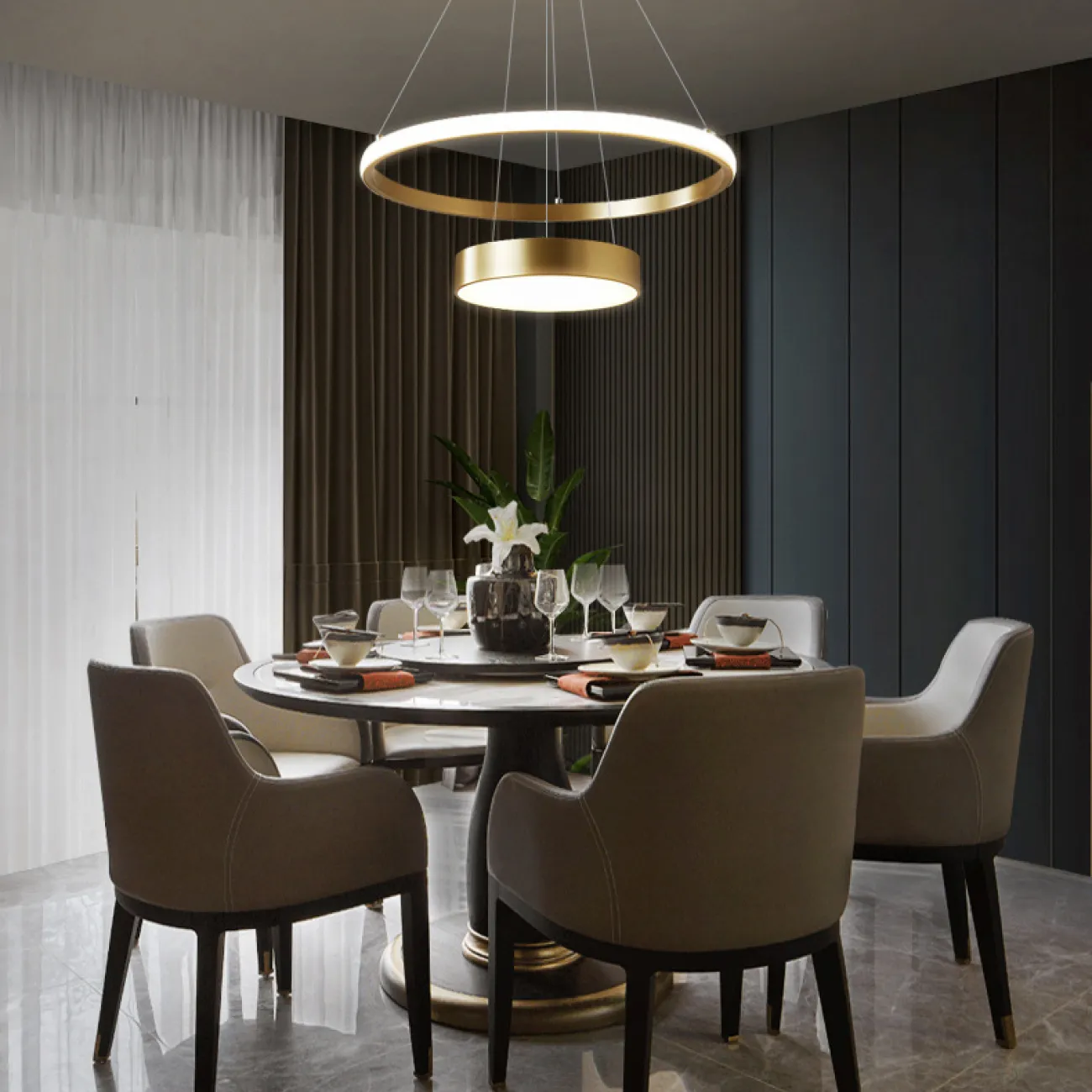 Подвесная люстра DAFINA D40 от ImperiumLoft