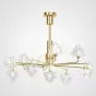 Люстра на штанге ICE 11 lamps Gold от ImperiumLoft