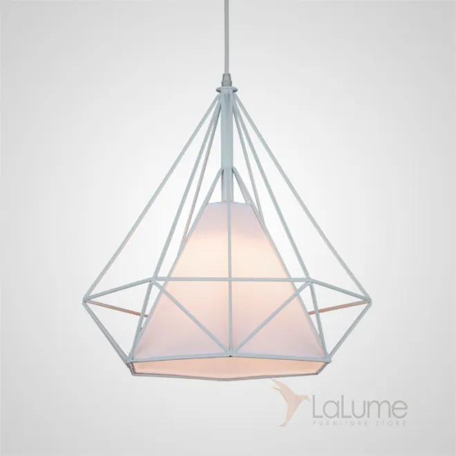 Подвесной светильник The Diamond Chandelier Kevin Reilly 1 D28 Белый от ImperiumLoft