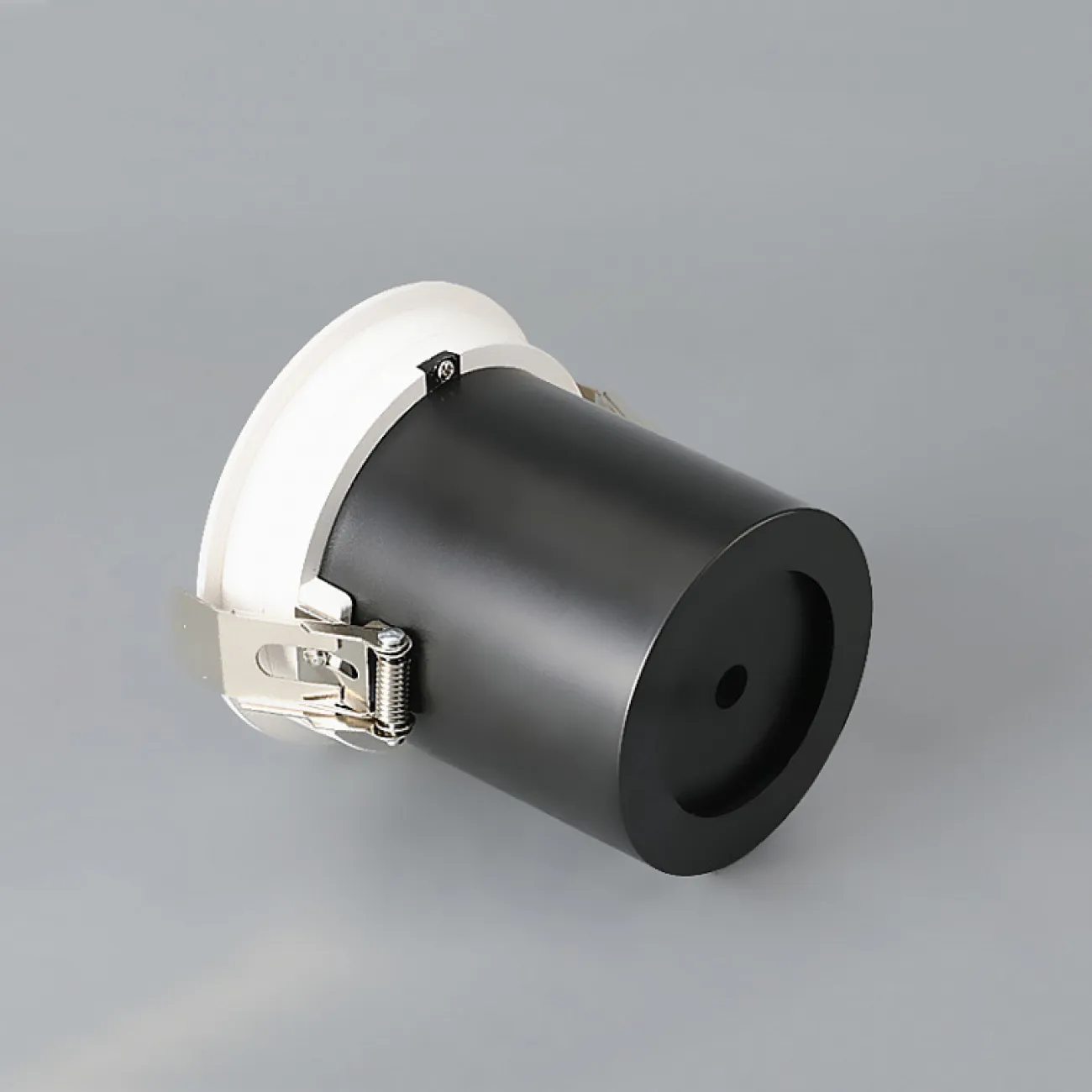 Встраиваемый светодиодный светильник c поворотным выдвигающимся плафоном цилиндрической формы PRY ONE RND